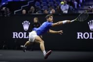 Carlos Alcaraz at the 2024 Laver Cup 2024 (Image via Getty)